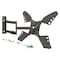 Barkan Barkan 13 - 83 inch Full Motion - 4 Movement Long Flat / Curved TV Wall Mount 110 lbs Black 3400L - alternate 1